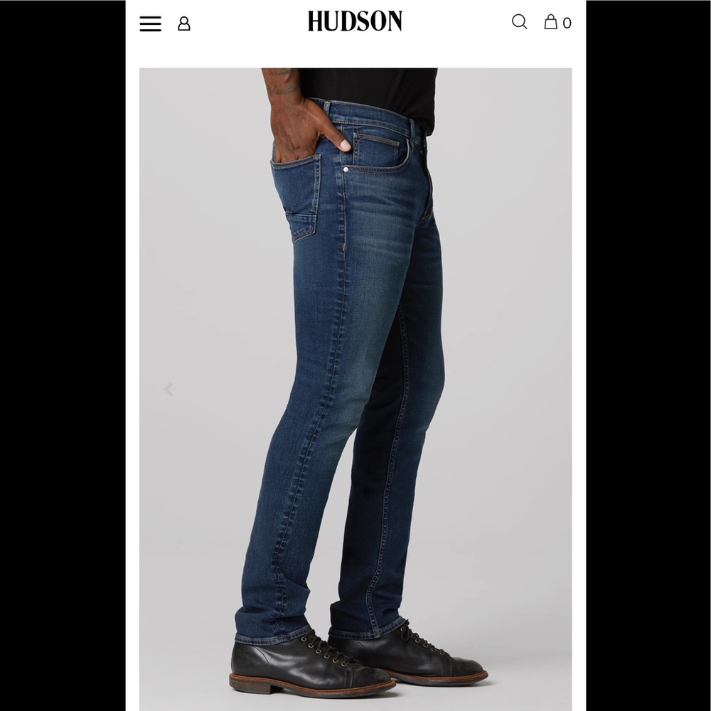 Men’s Hudson Jean premium jeans- Blake slim straight size 32